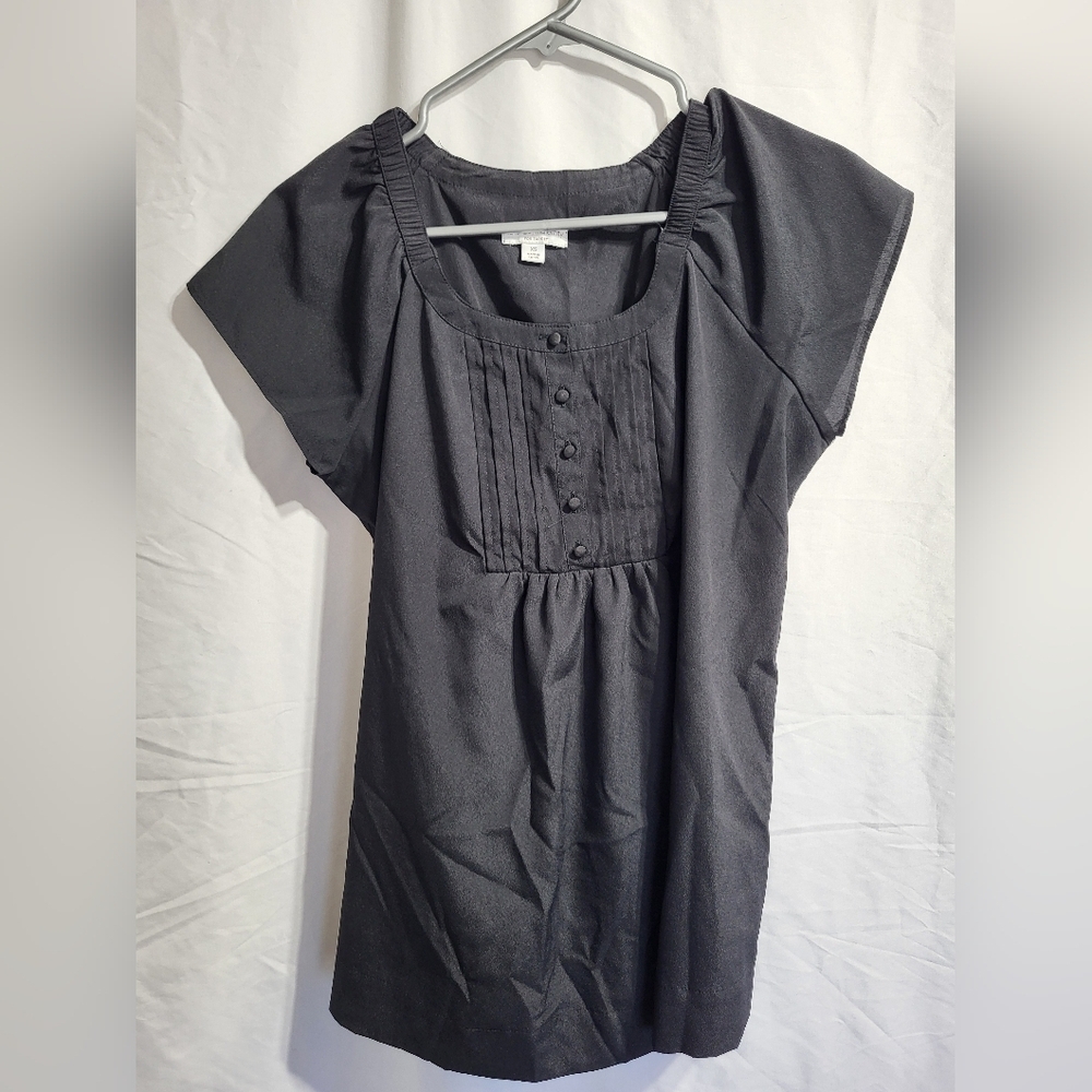 Maternity-Liz Lange Black Blouse, Size XS